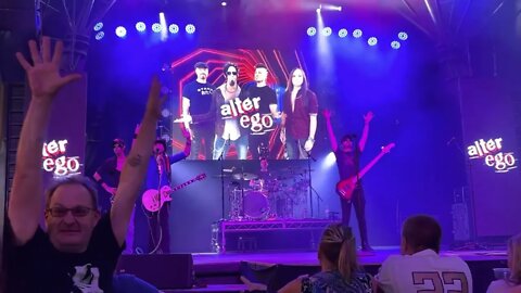 Alter Ego - The Ballroom Blitz (cover) at The Fremont Street Experience