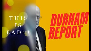 Politics - Durham Report looks really for the FBI, Biden cant stop vacationing and the DEEP state