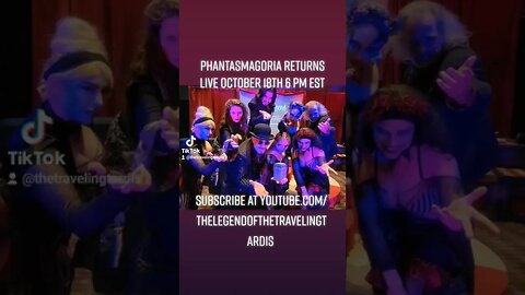 Phantasmagoria RETURNS 🎃 LIVE Performance October 18th at 6 pm EST. #SUBSCRIBE #HALLOWEEN #SPECIAL