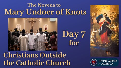 Day 7 Novena to Mary Undoer of Knots - Praying for Christians Outside of the Catholic Church