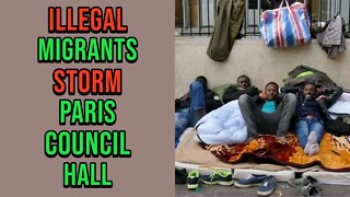 Illegal Migrants Storm Paris Council Hall With List Of Demands