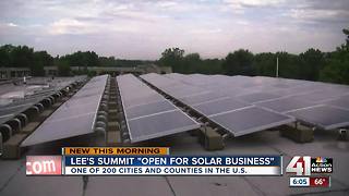 Lee's Summit designated 'open for solar business'