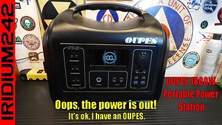 Affordable Emergency Power for Home Backup - OUPES 1800W Portable Power Station