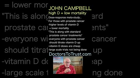 John Campbell. "I take 4000 IU a day of vitamin D, as well as 100 micrograms of K2