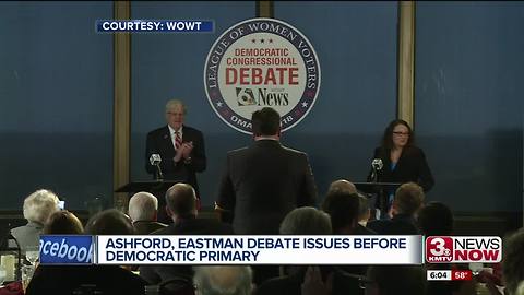 Ashford, Eastman spar in first debate