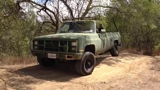 Checking out trails in the CUCV - 4x4 off road - part 1