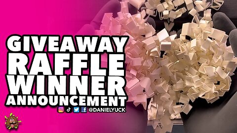 Giveaway Raffle Winner Announcement