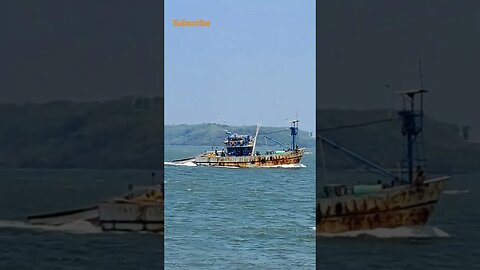 #goa #youtubeshorts #sea #trawler #fishingboat #northgoa #viral #goatravel #shortsvideo #shorts