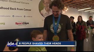 Boise residents shave head for good cause