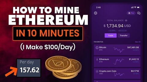 How i make $4973 mining ethereum with no work