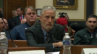 Jon Stewart blasts lawmakers at 9/11 victim compensation hearing