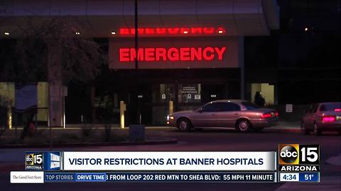 Valley hospitals restricting visitors as flu season approaches