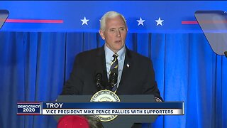 Vice President Mike Pence travels to Troy, Lansing