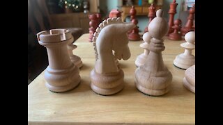 My Home Made Dubrovnic Chess Pieces