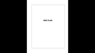 HSE Plan Free Course Online