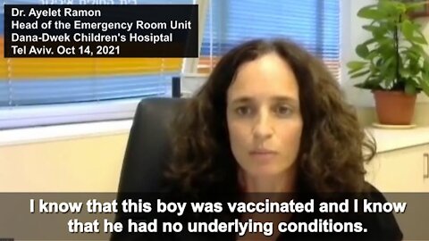 IsraHELL: "Vaccinated" 16 yo patient was admitted to hospital with fatal cardiac arrhythmia