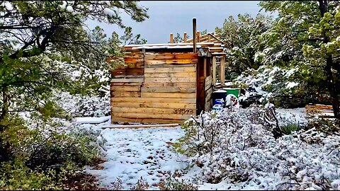 PROPERTY TOUR - My Off-Grid AZ Snowy Retreat, COOLEST JEEP, Winter Wonderland Mountain Property