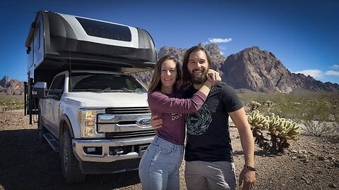 Escaping Winter in our Truck Camper in the Low Desert