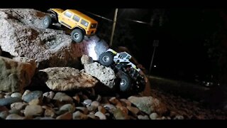 Night Rock Crawling With My Dad