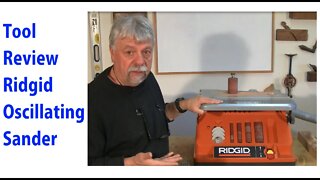 Ridgid Oscillating Belt & Spindle Sander - woodworkweb