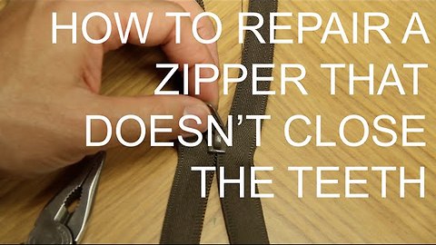 Here's How To Fix A Zipper That Just Won't Close