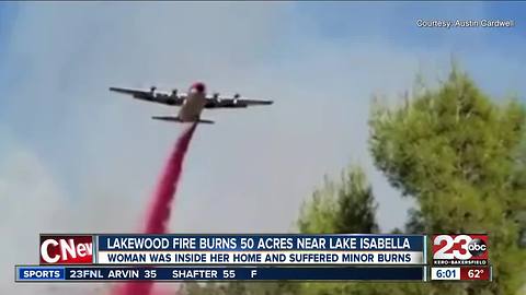 Lakewood Fire burns 50 acres name Lake Isabella