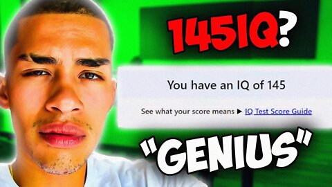 SNEAKO Takes IQ test (145iq)
