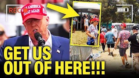 Trump Supporters WALK OUT ON HIM at Awful Speech