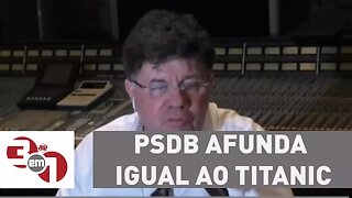 Madureira: PSDB afunda igual ao Titanic