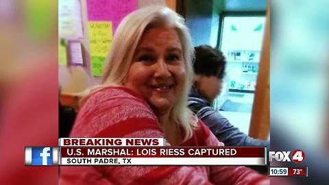 Fugitive Lois Riess arrested in Texas