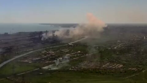 Ukraine the Azovstal steel plant is again under attack by Russian forces.