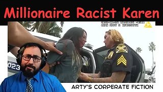 Millionaire racist Karen goes directly to jail!