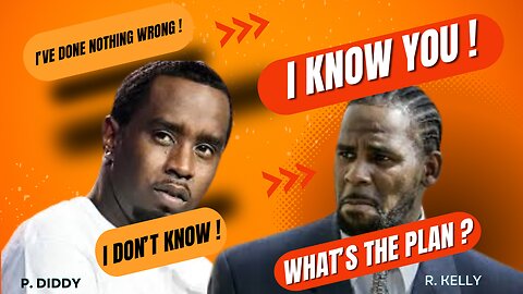 P. DIDDY AND R. KELLY HAVING PRIVATE CONVERSATION