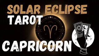 Capricorn ♑️- A journey deep within! Solar Eclipse tarot reading #capricorn #tarotary #tarot