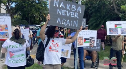 Protesters in Florida demonstrate against Israel ‘imperialism’