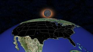 The solar eclipse forceast