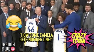 Joe Biden & "Camela" Harris Honor the Golden State Warriors (Crazy Town)