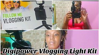 Digipower Vlogging Light Kit Unboxing and Test