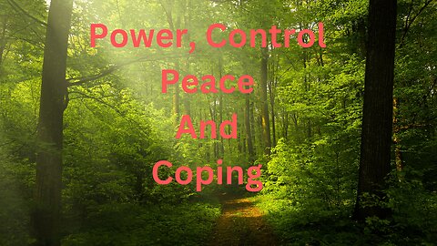 Gain Power, Control and Peace and Reduce Stress