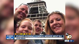Students experience powerful message about DUI