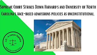 SCOTUS Ends Race-Based Admissions Policies (aka Affirmative Action)