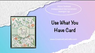 Stampin' Up! Card - Use What You Have