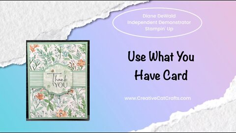 Stampin' Up! Card - Use What You Have