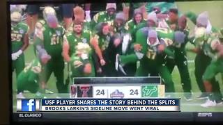 USF player story behind the splits