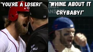 Bryce Harper Freaking Out at Umpires