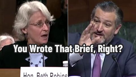 Ted Cruz Brutally Grills Biden Nominee Over "Creepy Brief" Of Religious Liberty Record