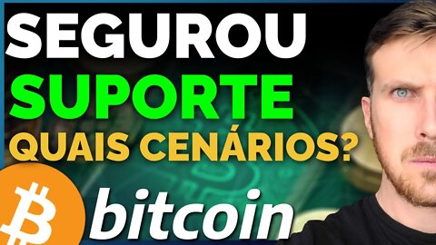 ✅ BITCOIN SEGUROU! QUAIS CENÁRIOS AGORA? [🎁 Presente no final do vídeo!]