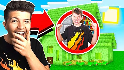 5 WAYS TO PRANK YOUR LITTLE BROTHER'S MINECRAFT HOUSE!