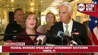 Federal workers speak out against government shutdown | News conference