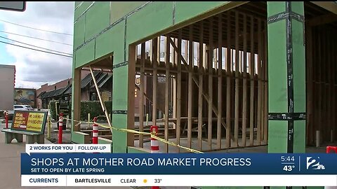 Shops at Mother Road Market on Track to Open by Late Spring